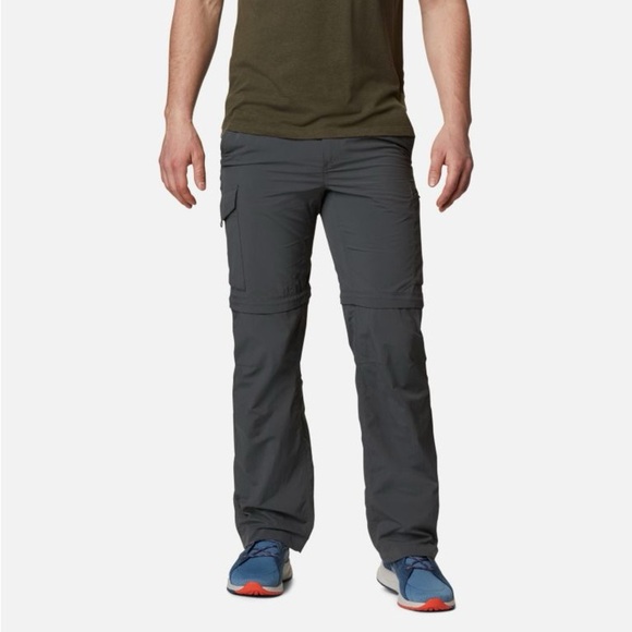 Columbia Men’s Silver Ridge™ Utility Convertible Pants Dark Grey - Size 30 L34 - Picture 1 of 16